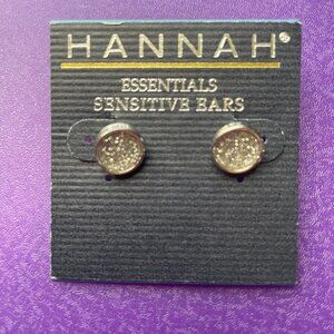 Bundle 3 for $12. Hannah Sparkly Silver Stud Earrings.